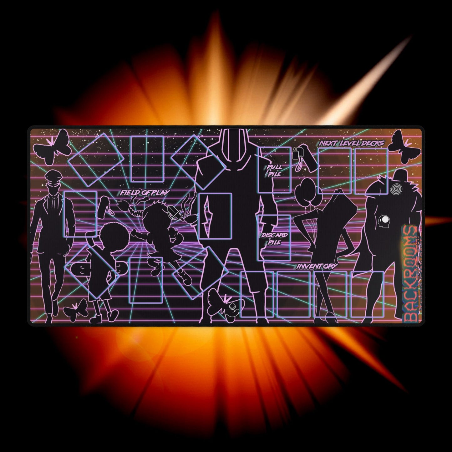 Backrooms TCG™ Playmat: Laser by Richard Smith