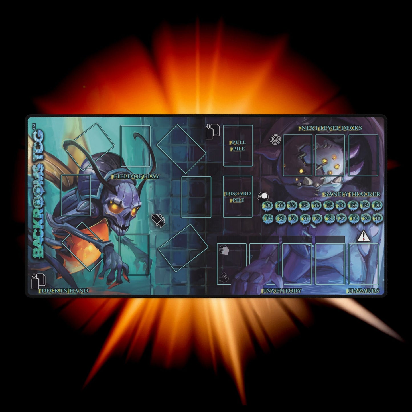 Backrooms TCG™ Playmat: Jake Posh