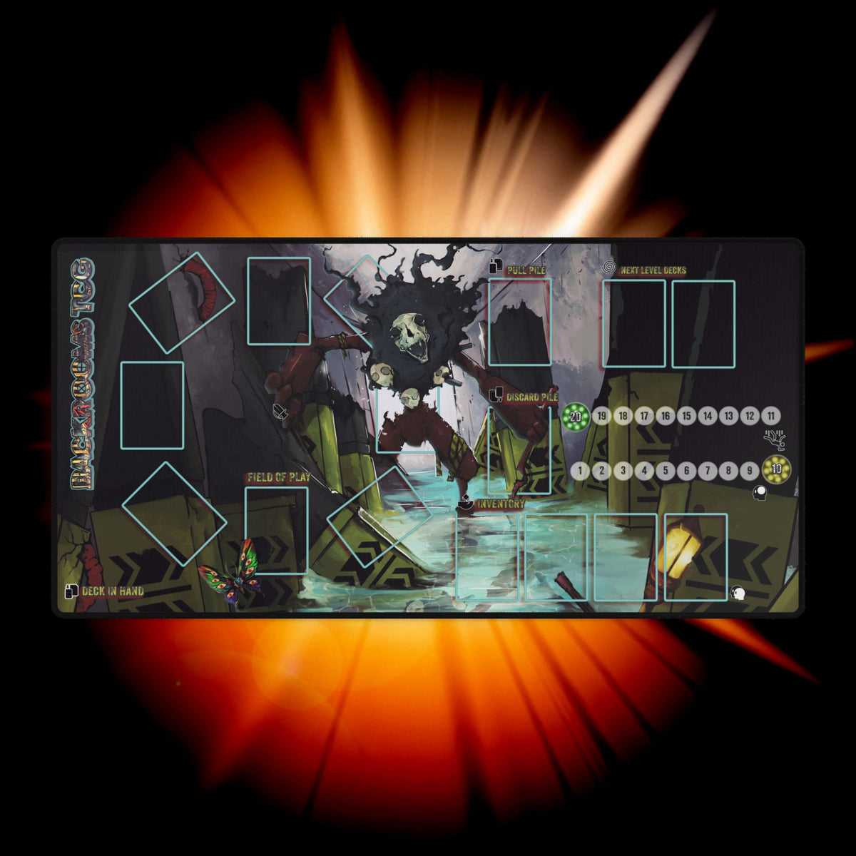 Backrooms TCG™ Playmat: The Dominion by Aren Radely