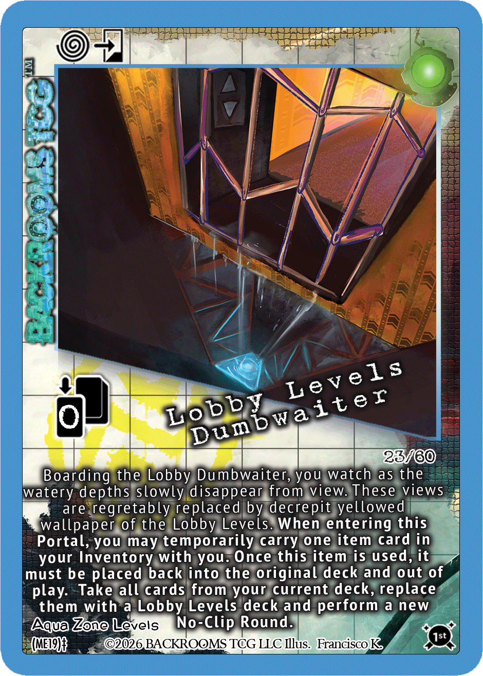 Backrooms TCG™ Aqua Zone Levels Mini Booster Box