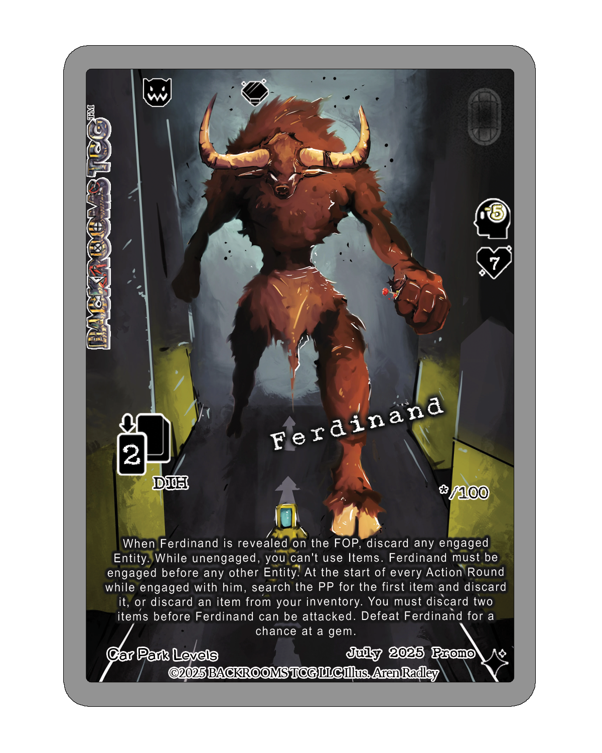 Limited Edition Monthly Promos Backrooms TCG™