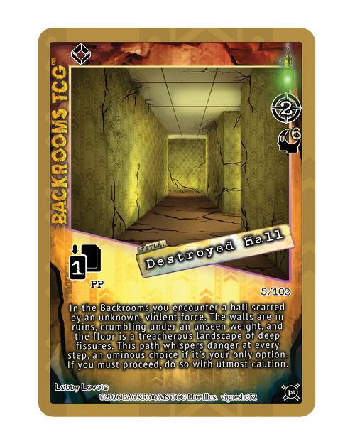 Backrooms TCG card
