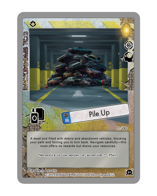 Backrooms TCG card