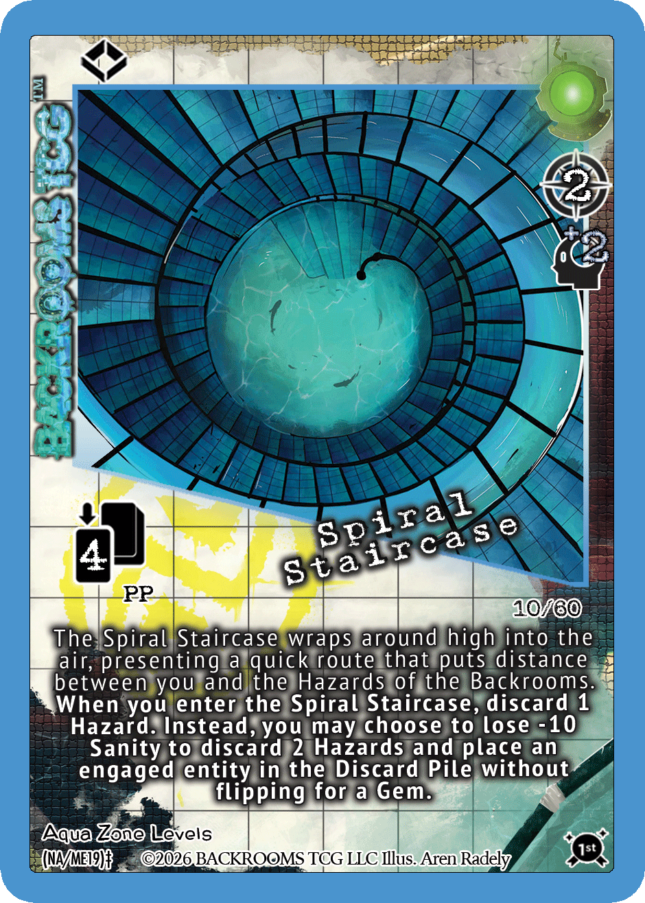 Backrooms TCG™ Aqua Zone Levels Mini Booster Box (Pre-order)