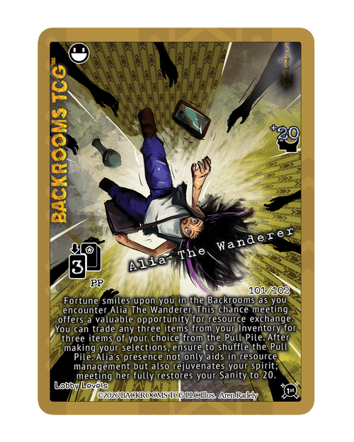 Backrooms TCG card