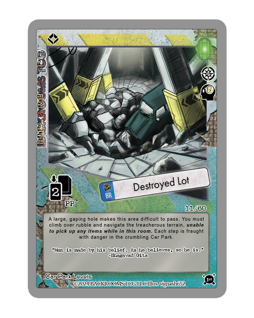 Backrooms TCG card
