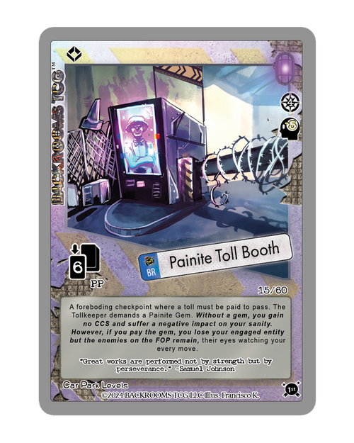 Backrooms TCG card