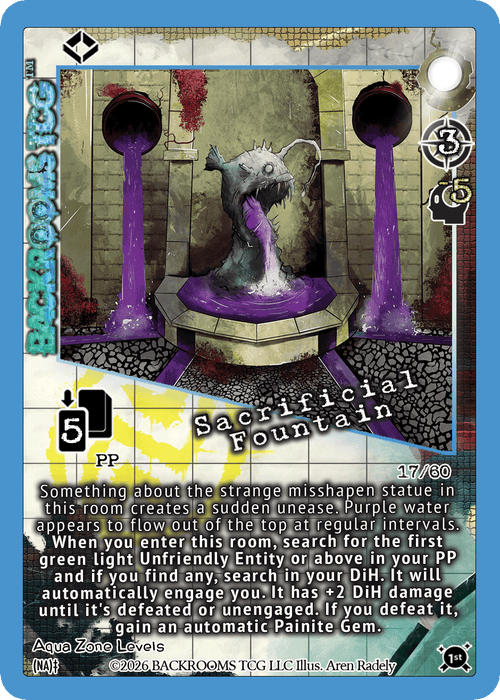Backrooms TCG card