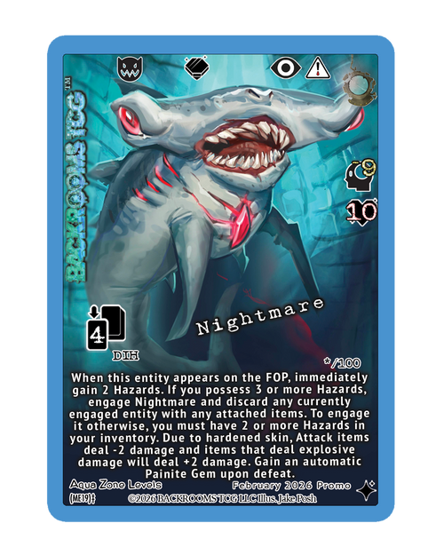 Backrooms TCG card