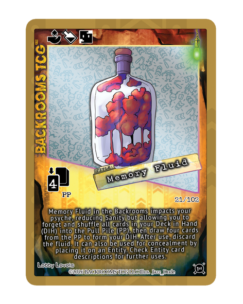 Backrooms TCG card