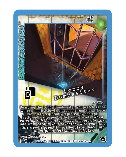Backrooms TCG card