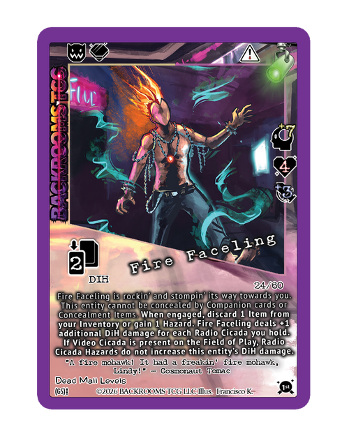 Backrooms TCG card