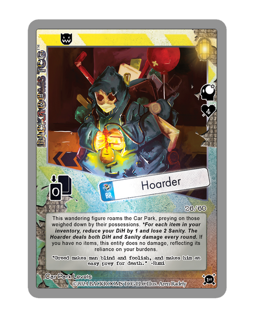 Backrooms TCG card