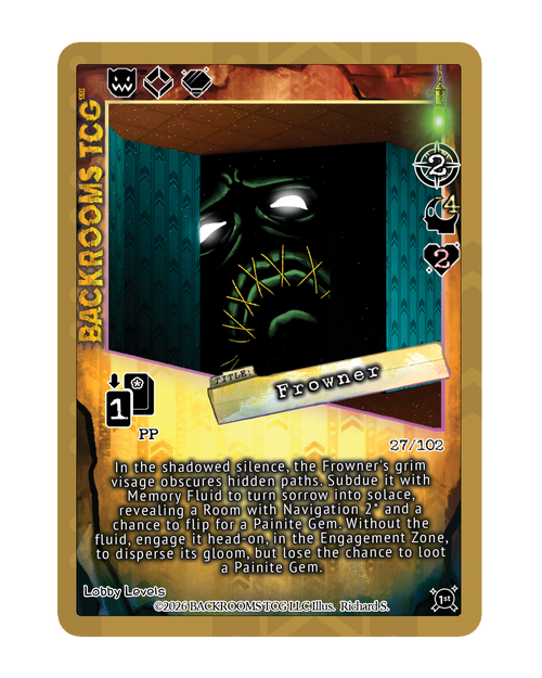 Backrooms TCG card