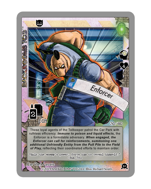 Backrooms TCG card