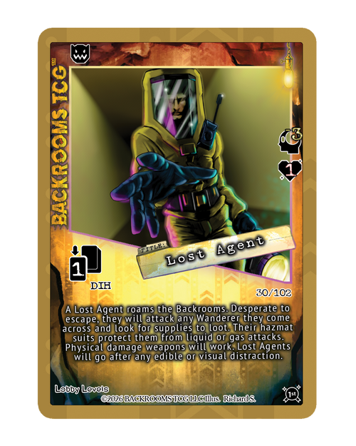 Backrooms TCG card