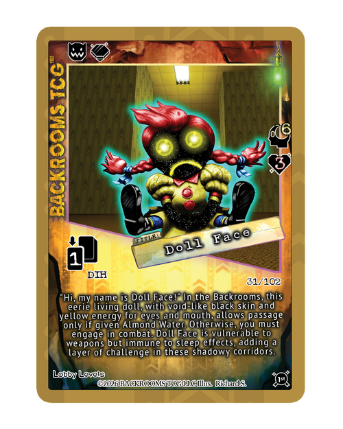 Backrooms TCG card