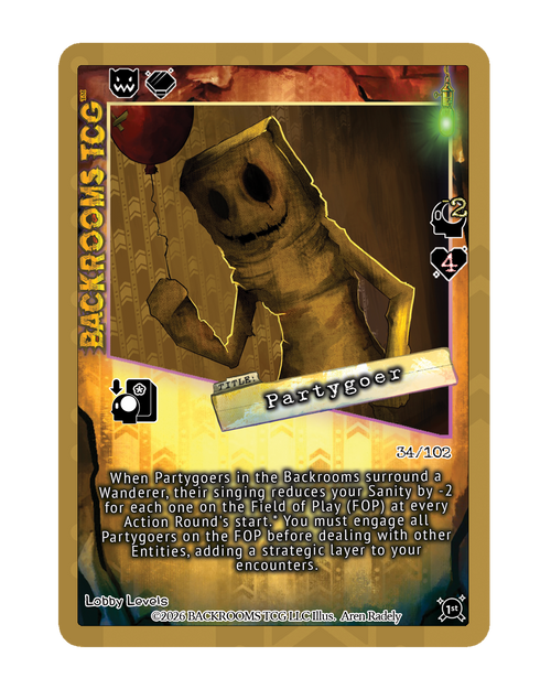 Backrooms TCG card