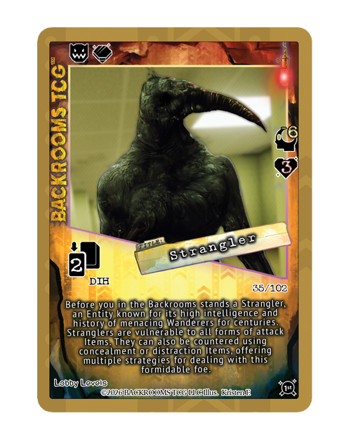 Backrooms TCG card