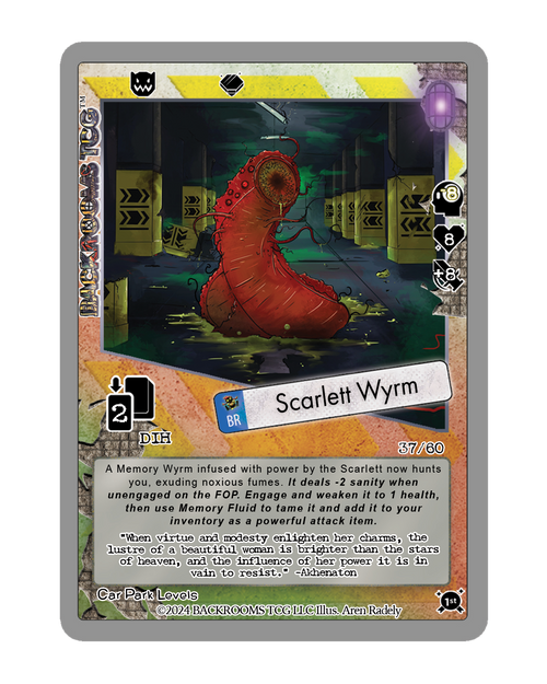 Backrooms TCG card