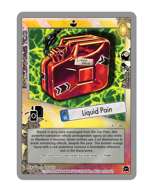 Backrooms TCG card