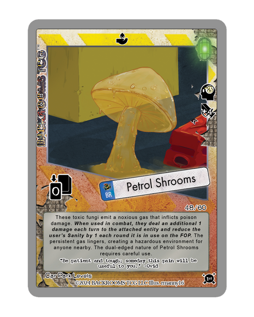 Backrooms TCG card
