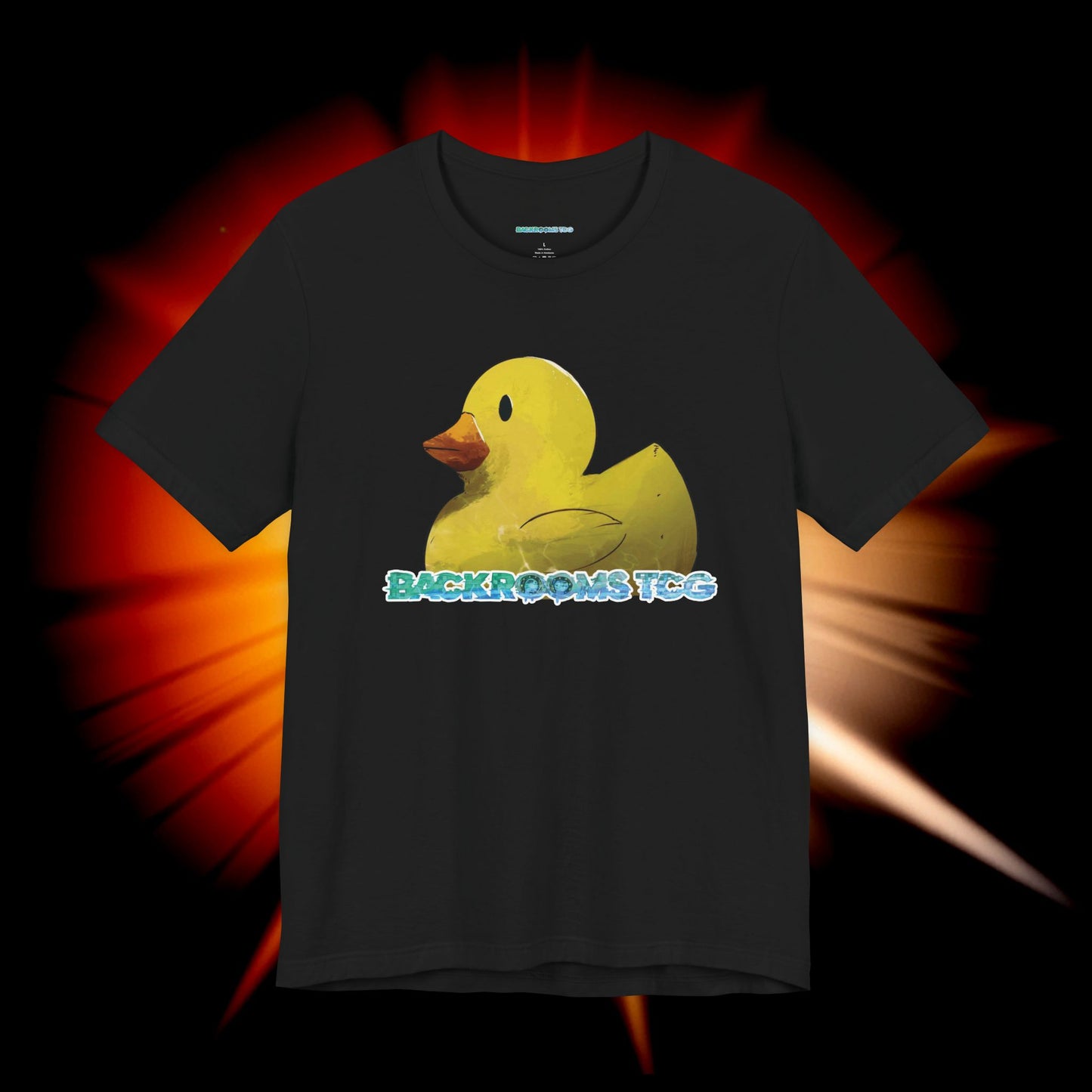 Backrooms Tee — Retro Yellow Duck Graphic T-Shirt