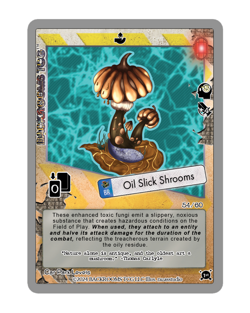 Backrooms TCG card