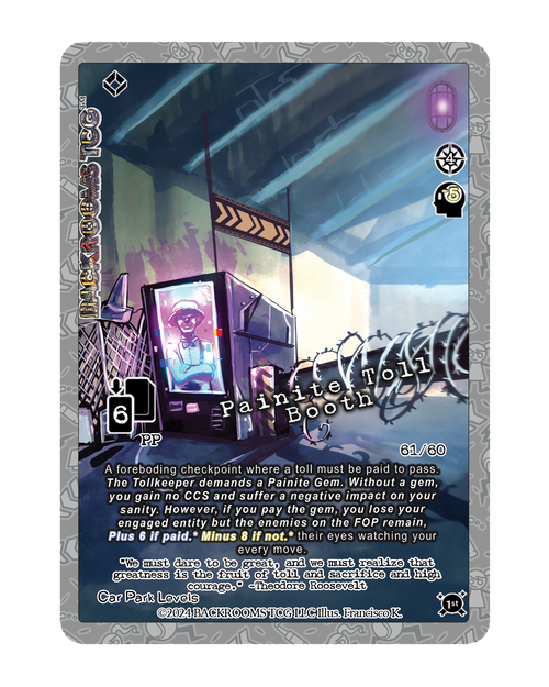 Backrooms TCG card