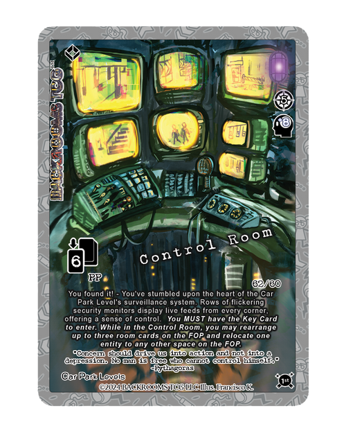 Backrooms TCG card