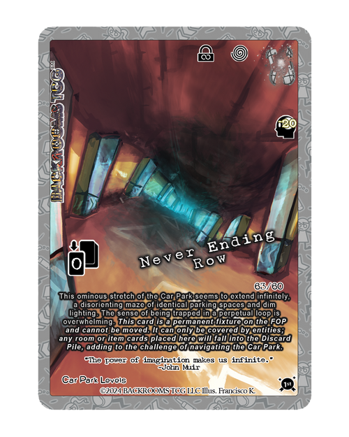 Backrooms TCG card