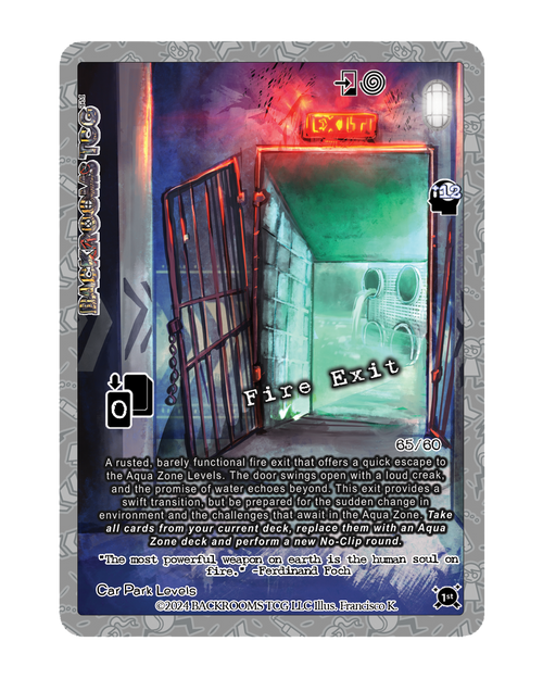 Backrooms TCG card