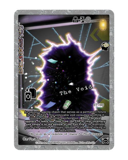 Backrooms TCG card