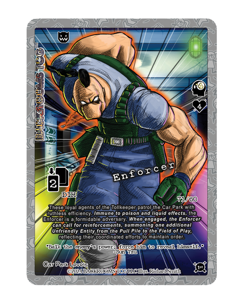 Backrooms TCG card