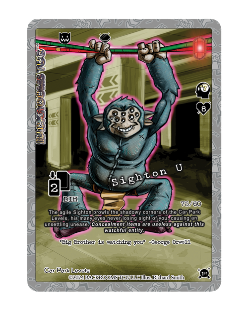 Backrooms TCG card