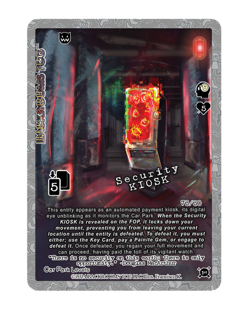 Backrooms TCG card