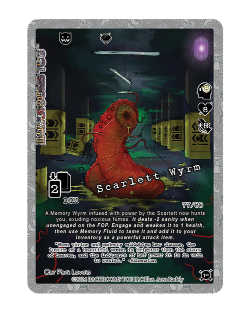 Backrooms TCG card