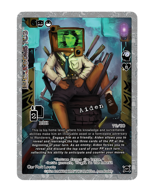 Backrooms TCG card