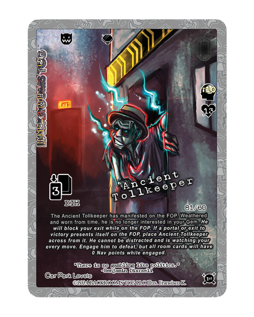 Backrooms TCG card