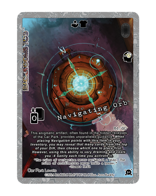 Backrooms TCG card