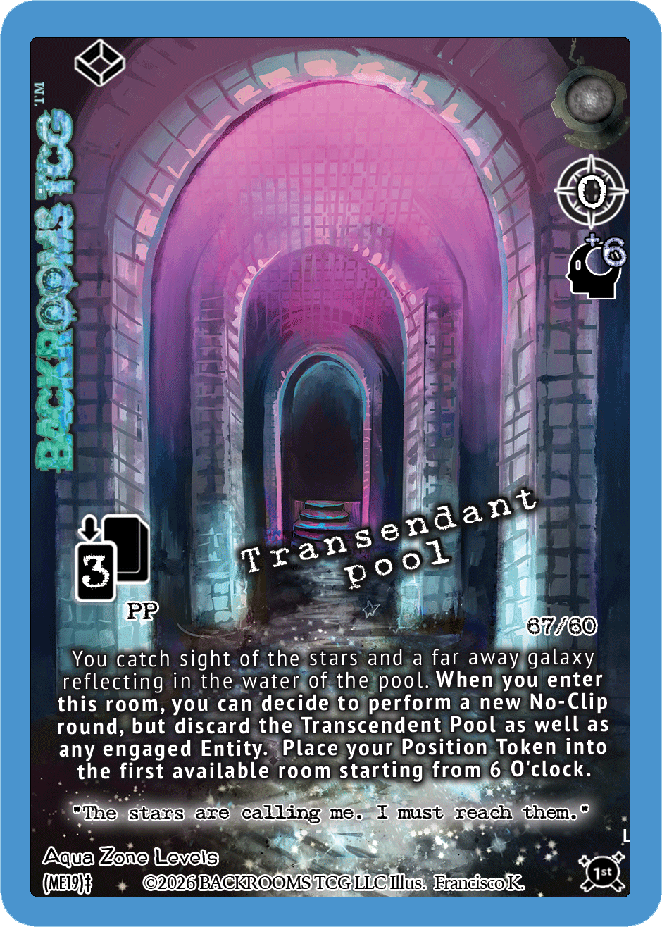 Backrooms TCG™ Aqua Zone Levels Mini Booster Box