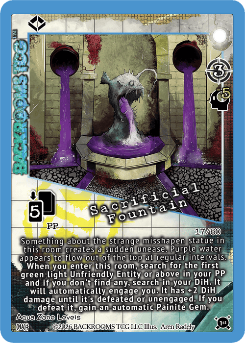 Backrooms TCG card