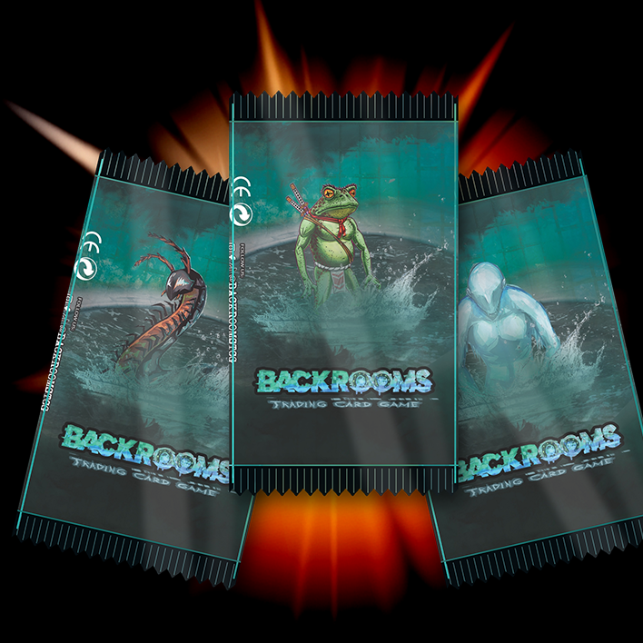 Backrooms TCG™ Aqua Zone Levels Booster Pack