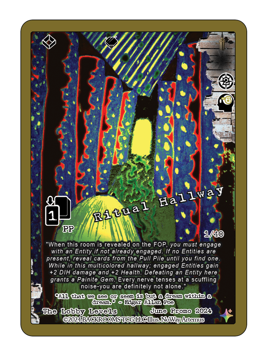 Oliver’s Vault — Backrooms TCG™ Holographic Promo Cards