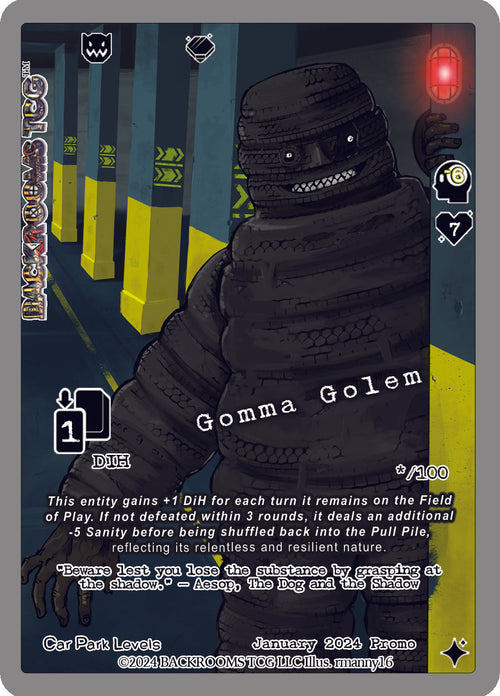 Backrooms TCG card