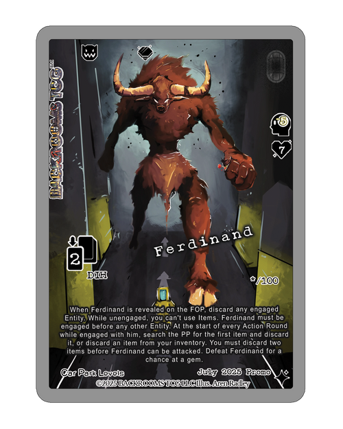 Backrooms TCG card