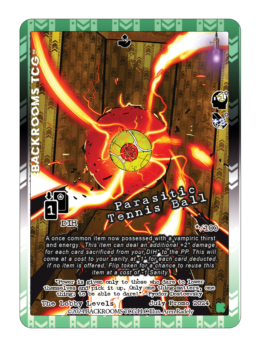 Oliver’s Vault — Backrooms TCG™ Holographic Promo Cards