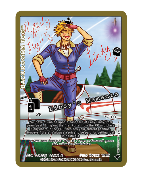 Backrooms TCG card
