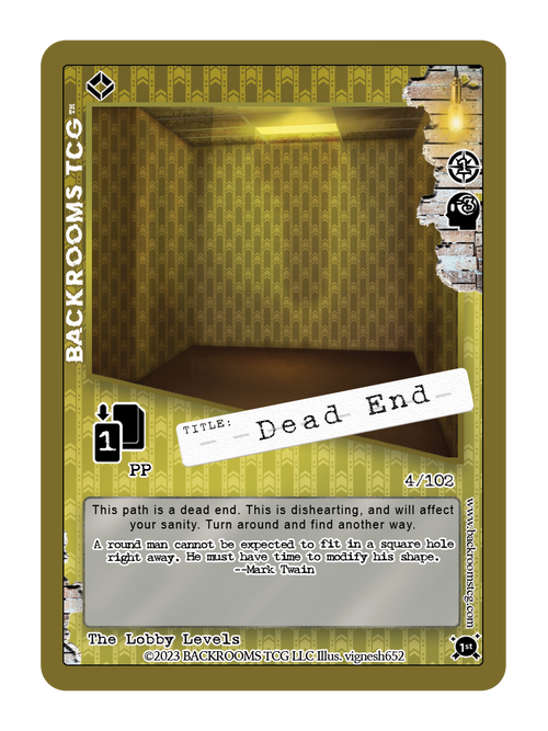 Backrooms TCG card