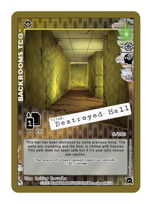 Backrooms TCG card